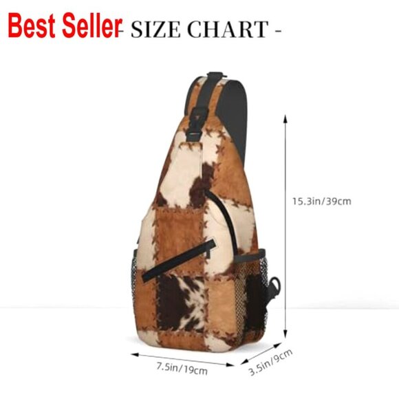 Polyester Crossbody Sling Backpack Adjustable Padded Strap Casual Daypack main image 4
